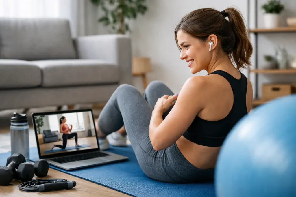 Online fitness program za početnike koji traje