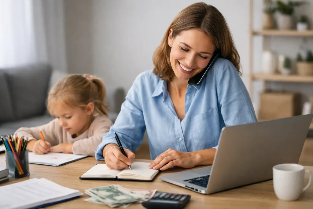 Working mom side income example u praksi