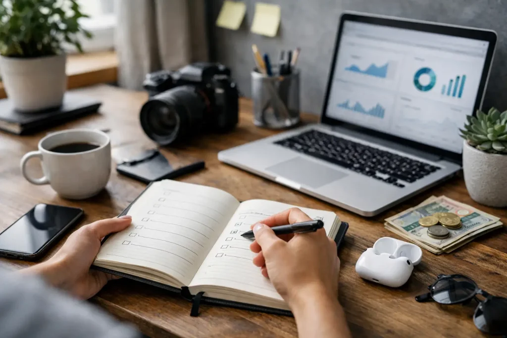 Daily action plan for side hustle za svaki dan